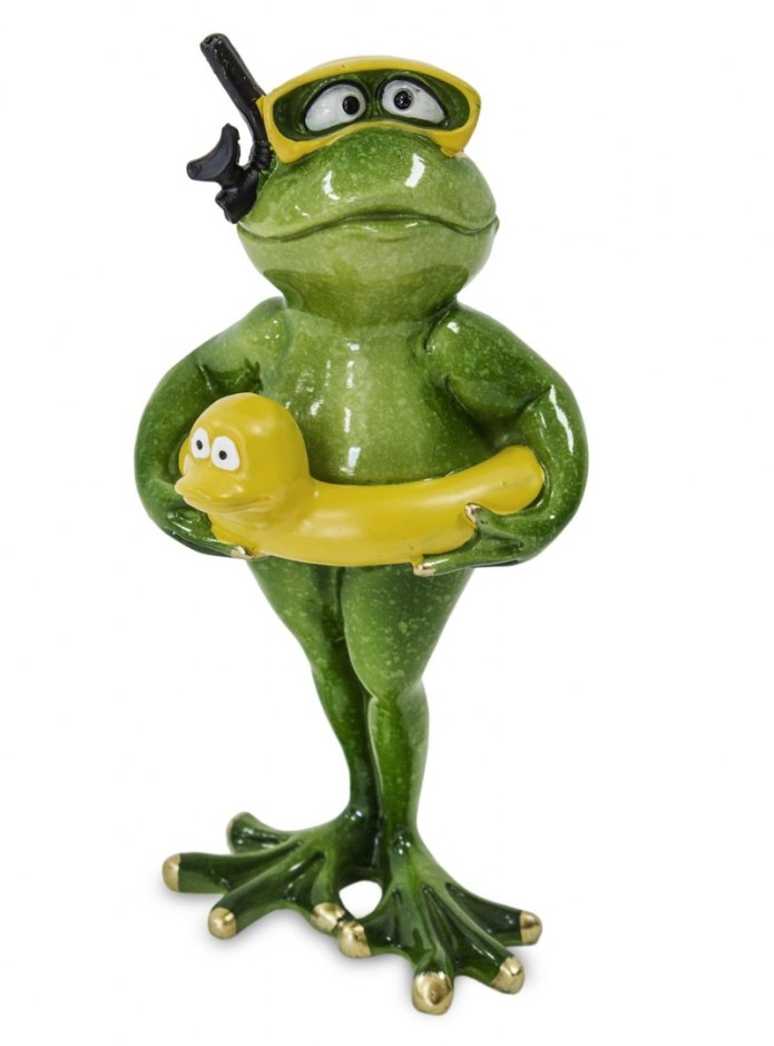 Figurka żaba nurek